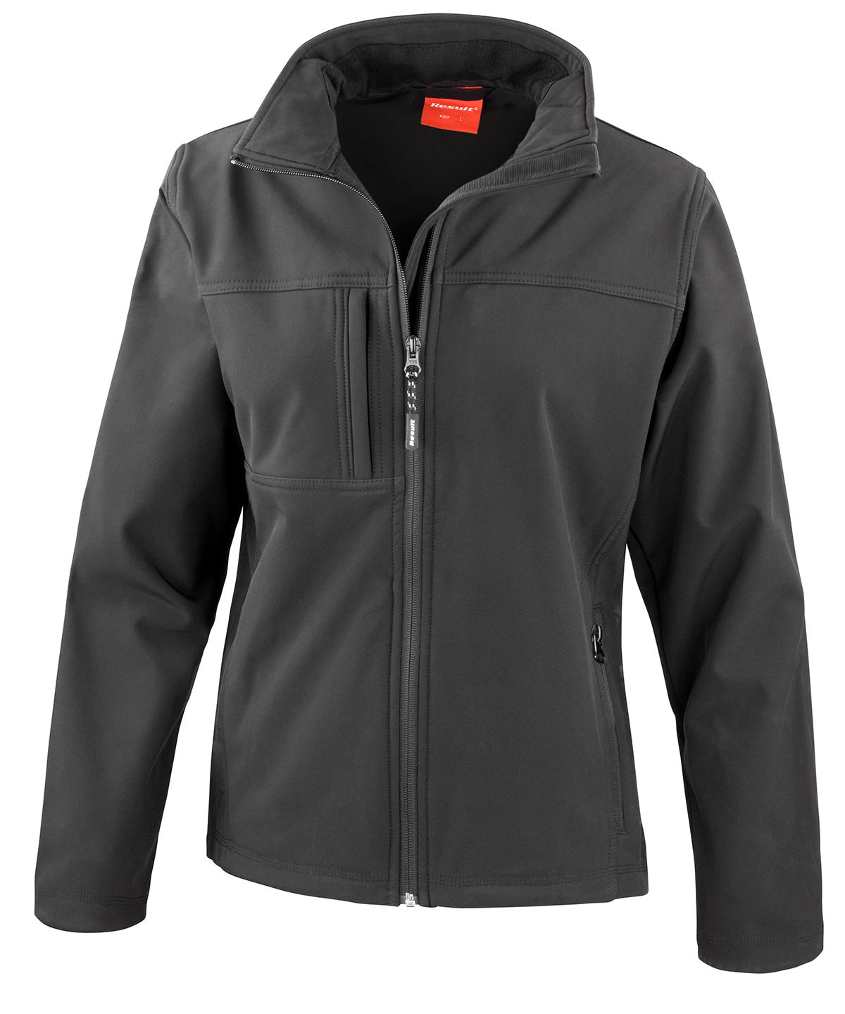 Softshell-jakki Result R121F – Svartur – 2XL