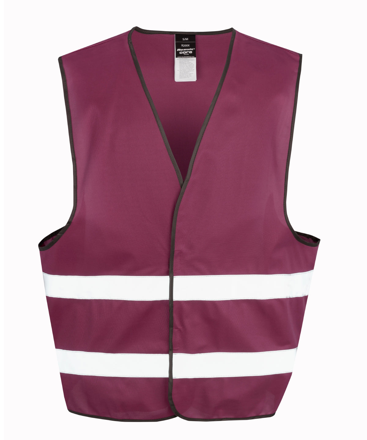 Öryggisvesti Result Core R200X – Burgundy* – 2XL