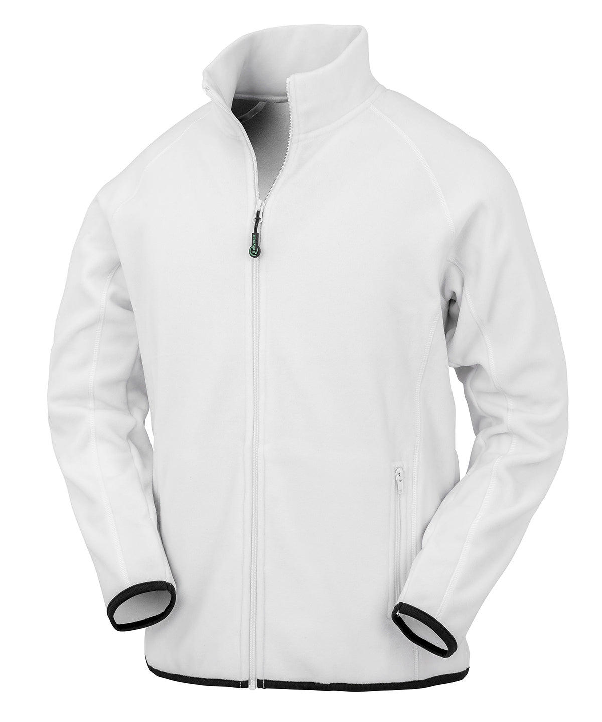Flíspeysa Result Recycled R903X – Hvítur – 4XL