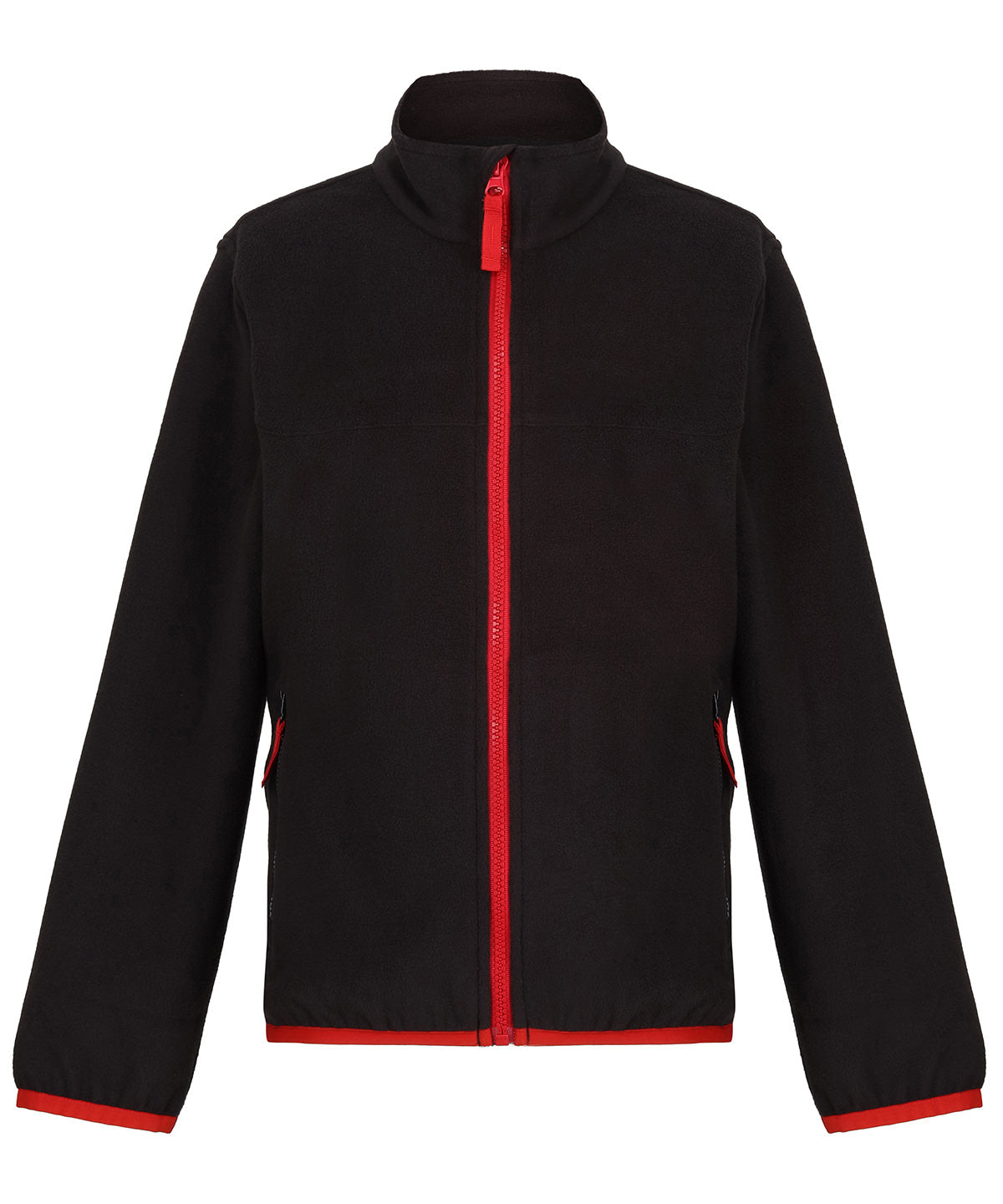 Flíspeysa Regatta Junior RG335 – Black/Classic Red – 34' Chest