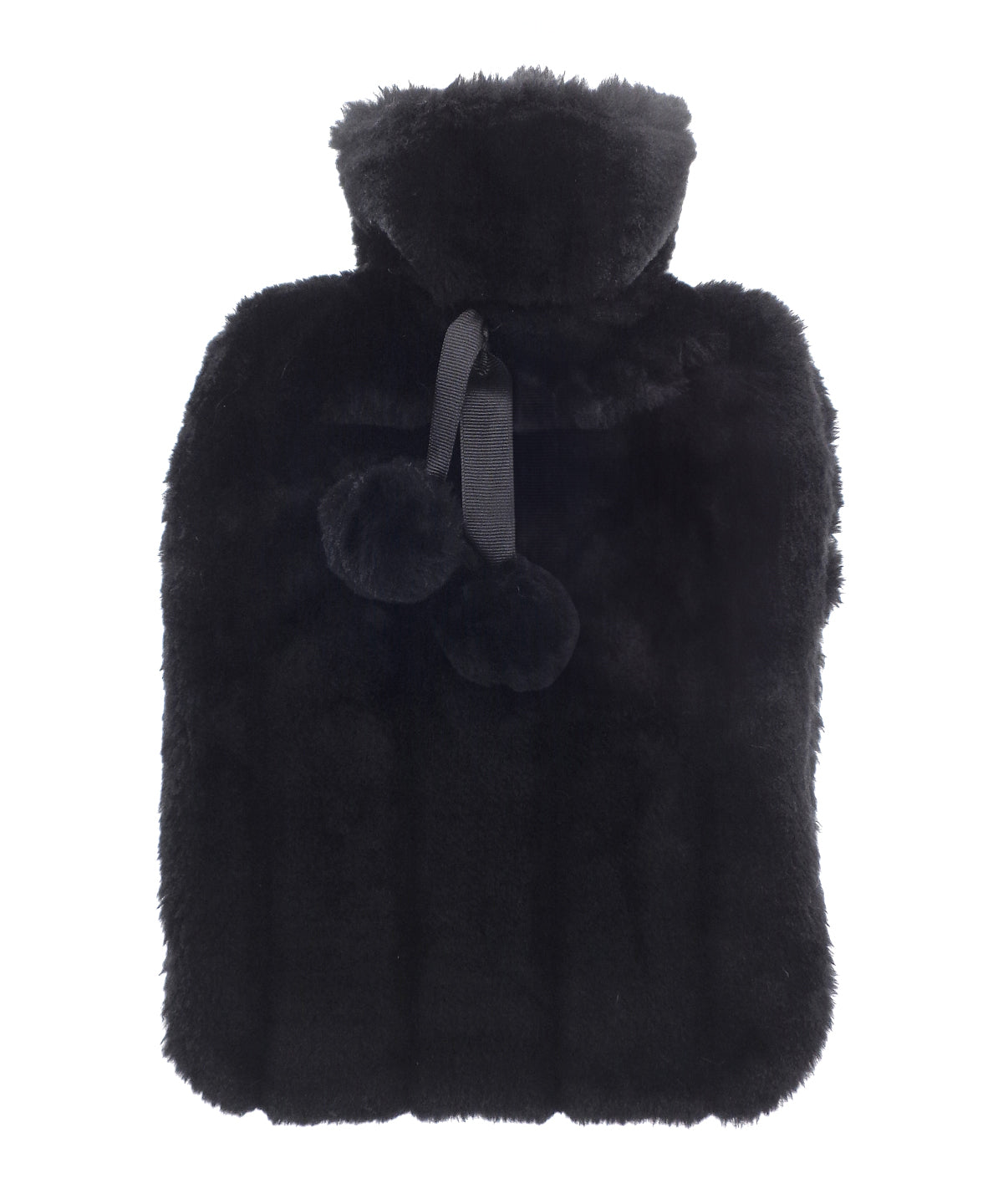 Hot Water Bottles & Cover Ribbon RI011 – Svartur – 2 Litre