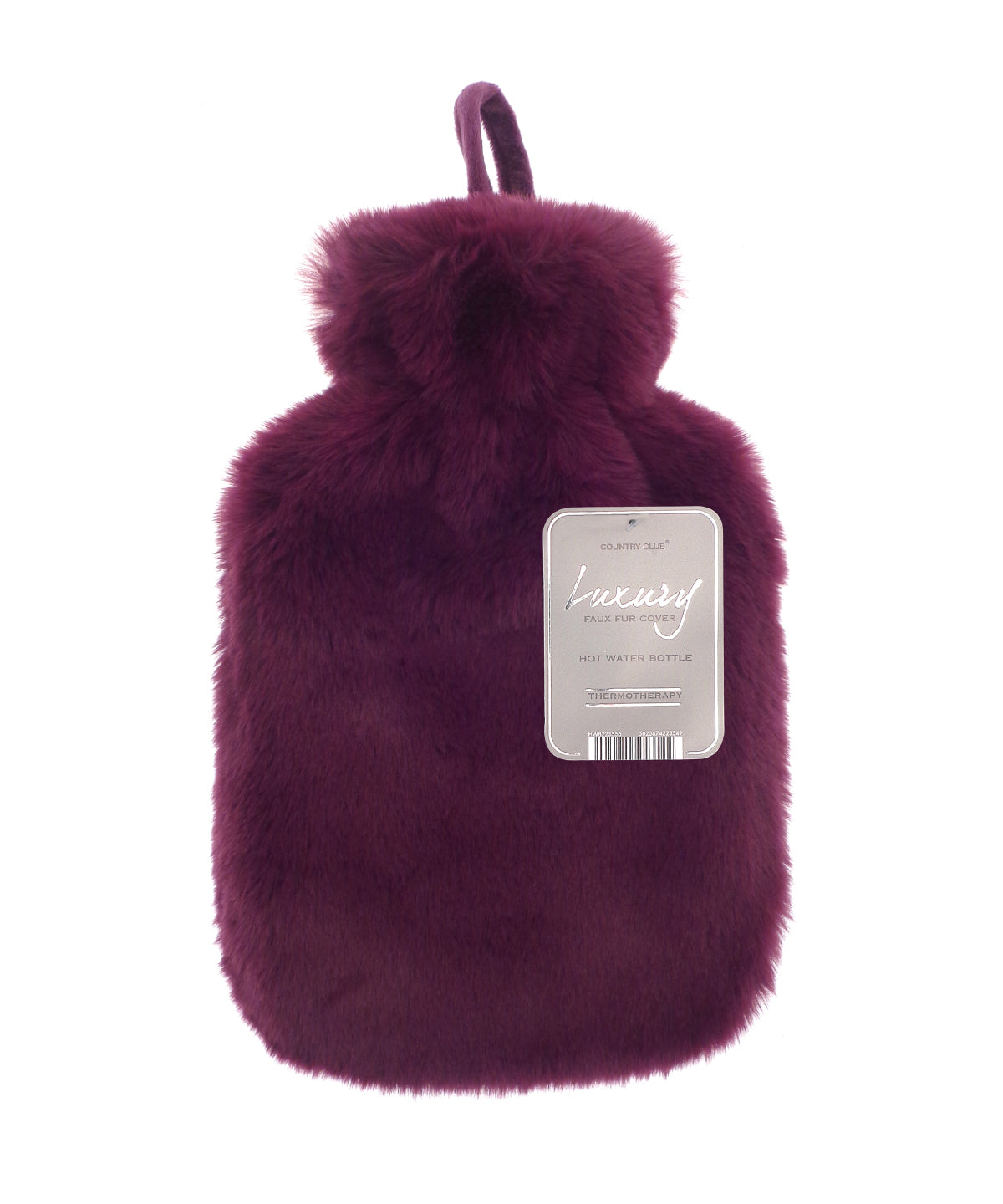 Hot Water Bottles & Cover Ribbon RI021 – Plum – 2 Litre