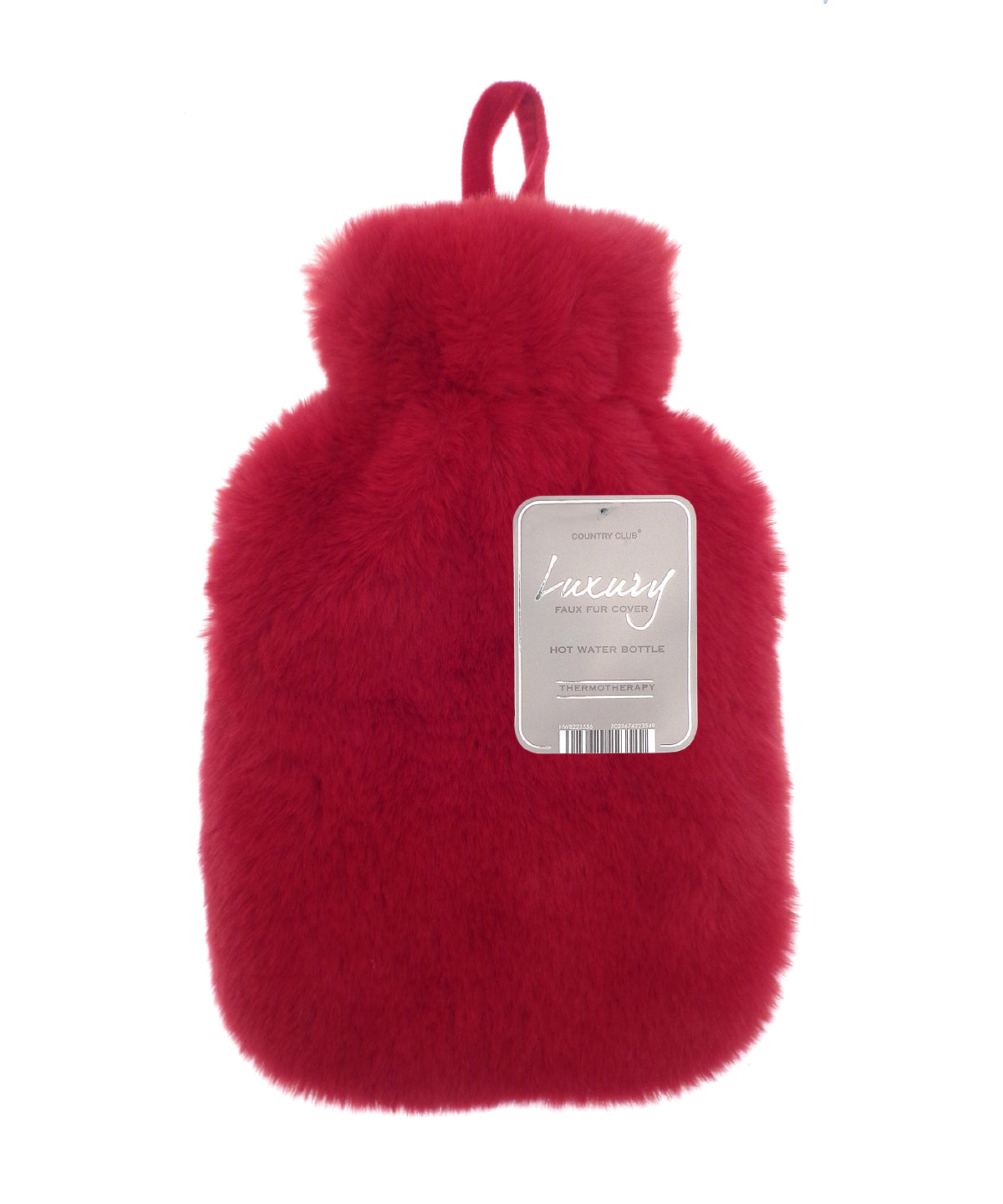 Hot Water Bottles & Cover Ribbon RI021 – Scarlet Red – 2 Litre