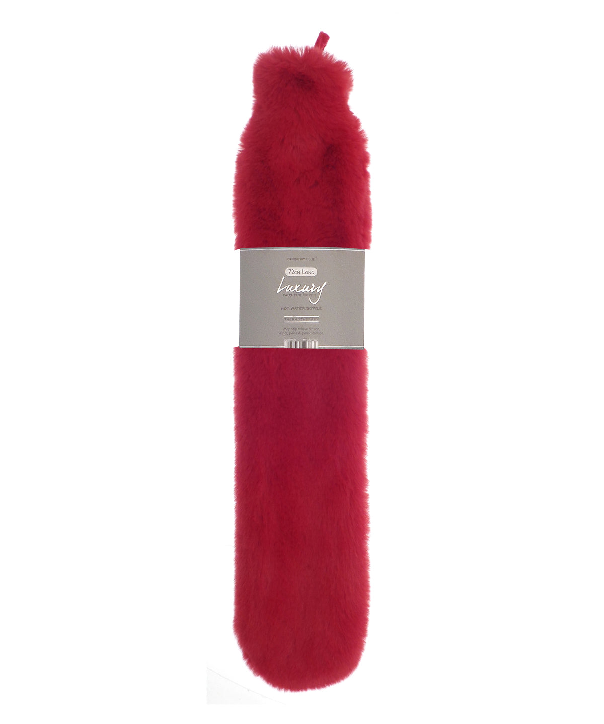 Hot Water Bottles & Cover Ribbon RI022 – Scarlet Red – One size