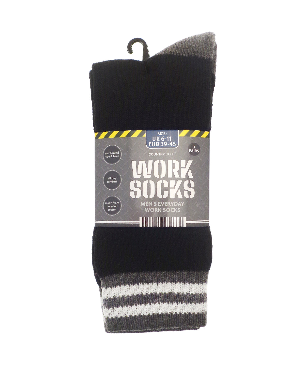 Sokkar Ribbon RI024 – Black/Grey – One size