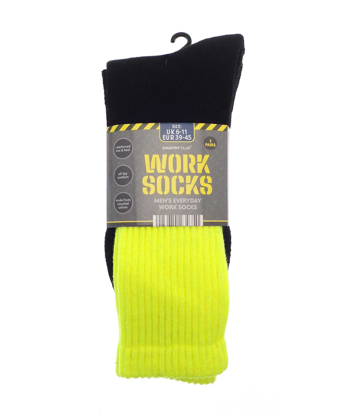 Sokkar Ribbon RI024 – Black/Hi Vis – One size