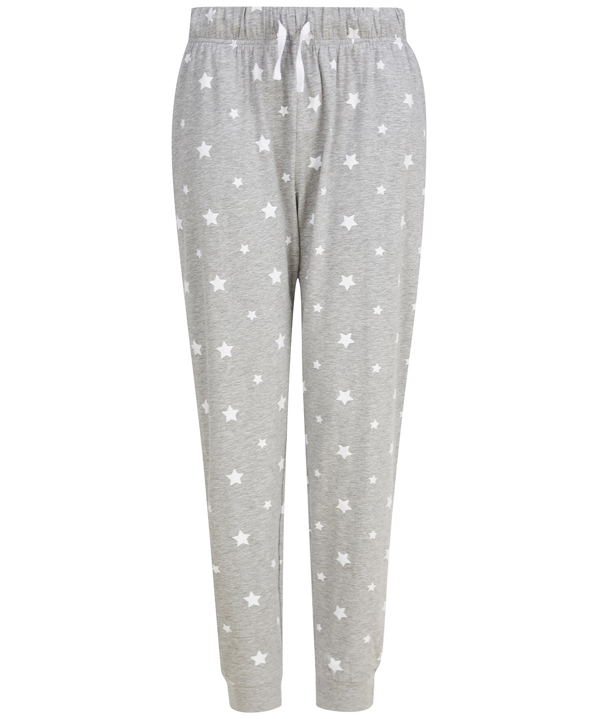 Þægindabuxur SF SFM86 – Heather Grey/White Stars – 2XL