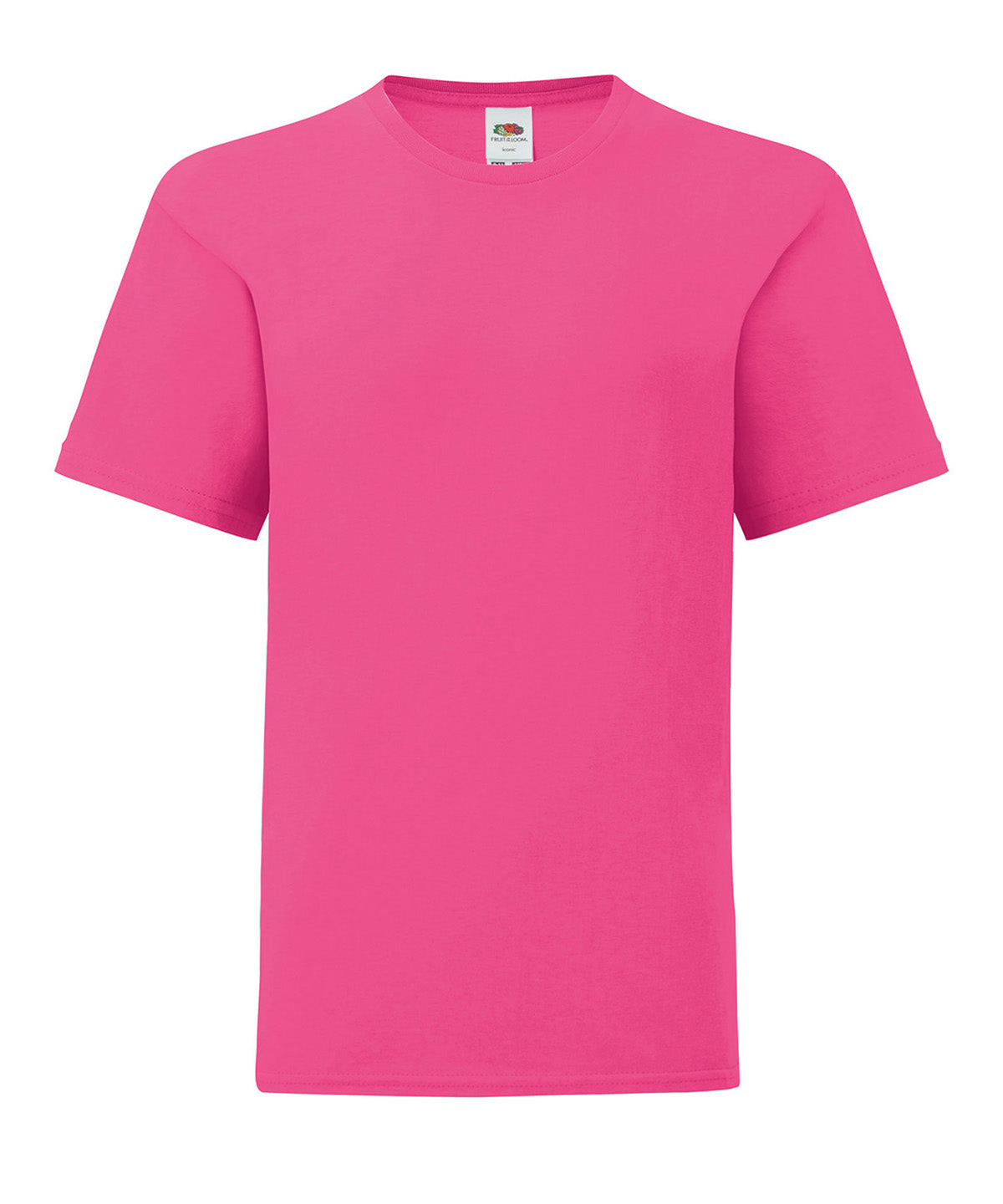 Stuttermabolur Fruit of the Loom SS023 – Fuchsia – 14/15 Years