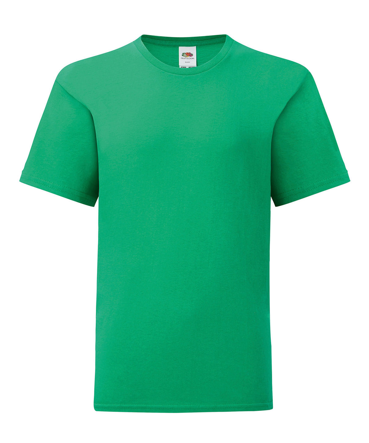 Stuttermabolur Fruit of the Loom SS023 – Kelly Green – 14/15 Years
