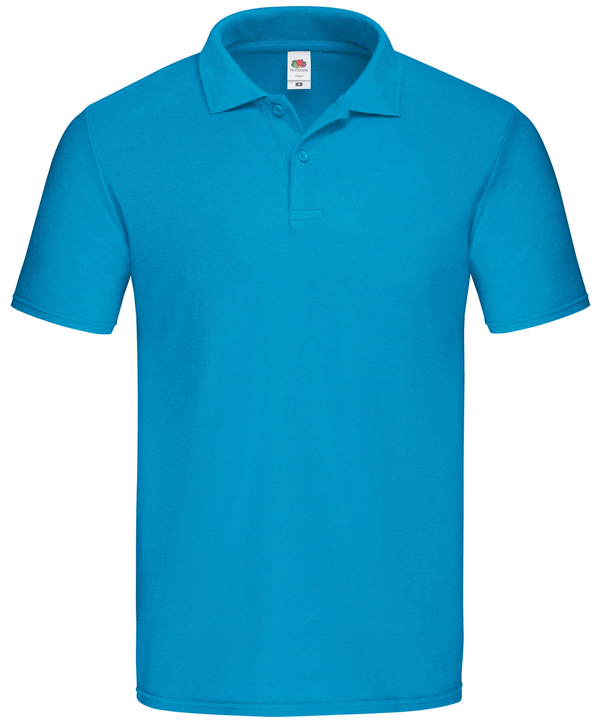 Pólóbolur Fruit of the Loom SS029 – Azure Blue – 3XL
