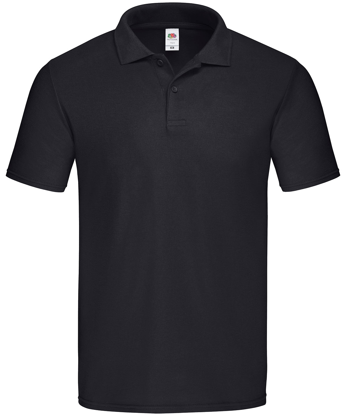 Pólóbolur Fruit of the Loom SS029 – Svartur – 3XL