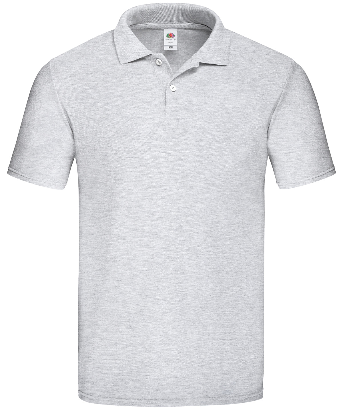 Pólóbolur Fruit of the Loom SS029 – Heather Grey – 3XL