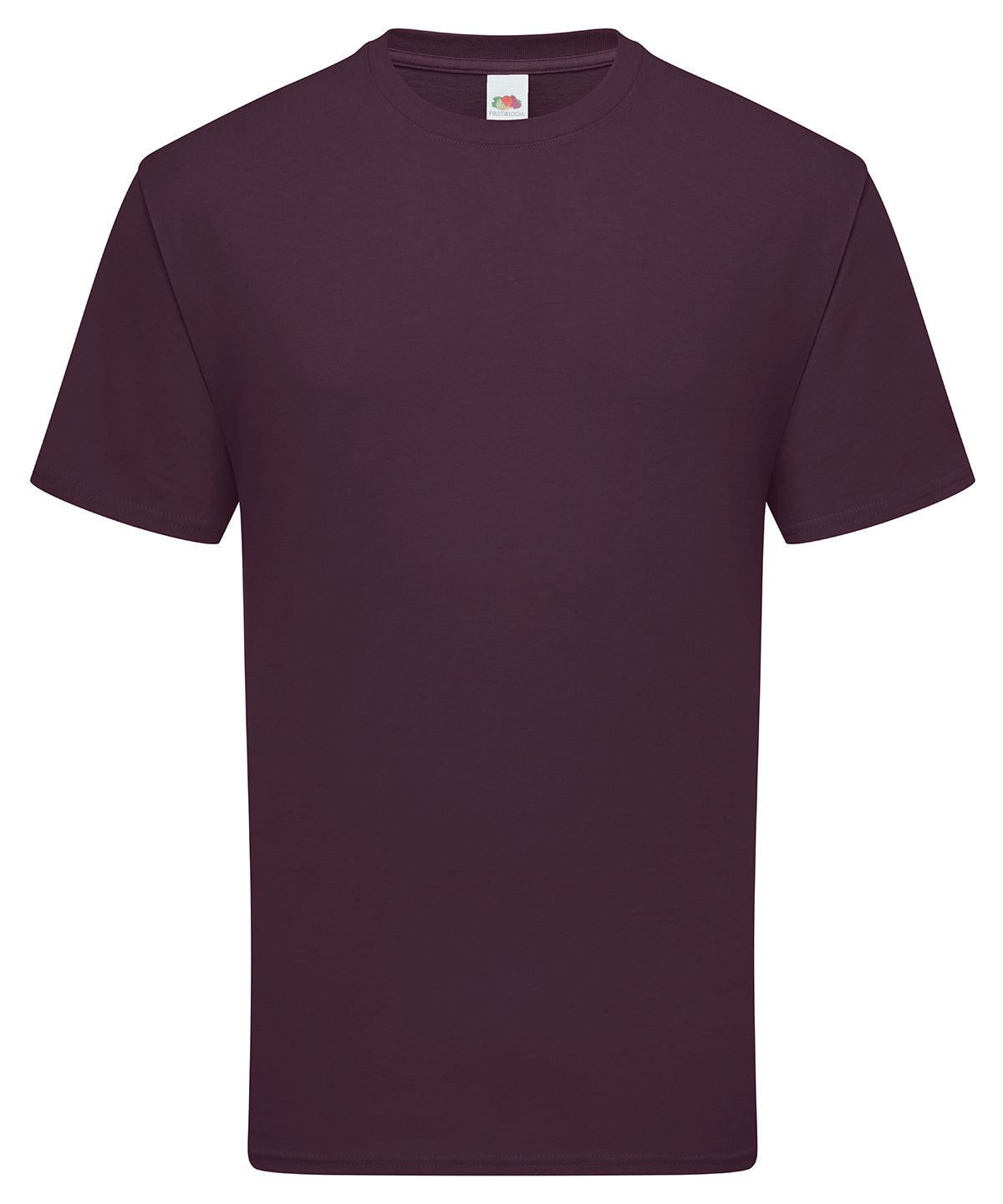 Stuttermabolur Fruit of the Loom SS422 – Dark Plum – 3XL