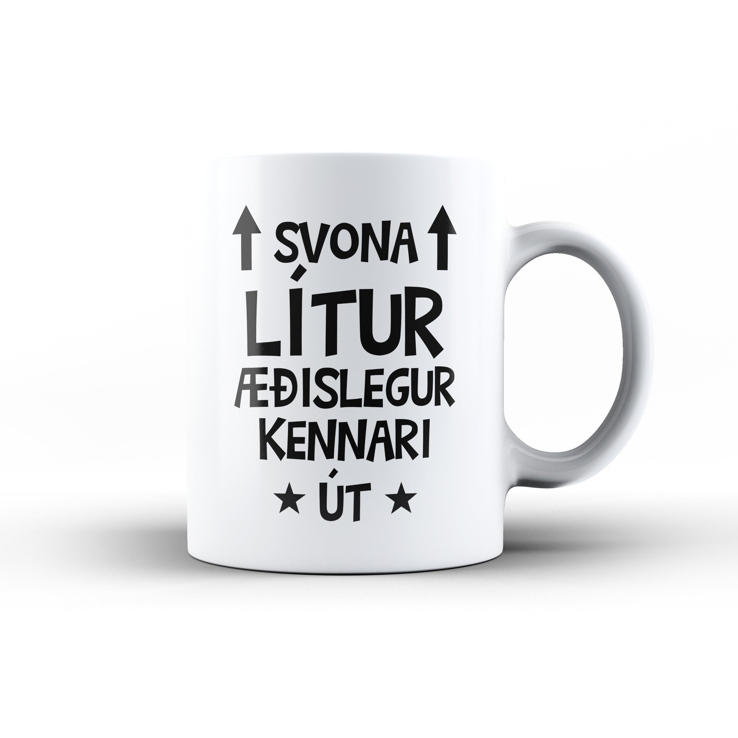 Svona lítur æðislegur kennari út - Bolli