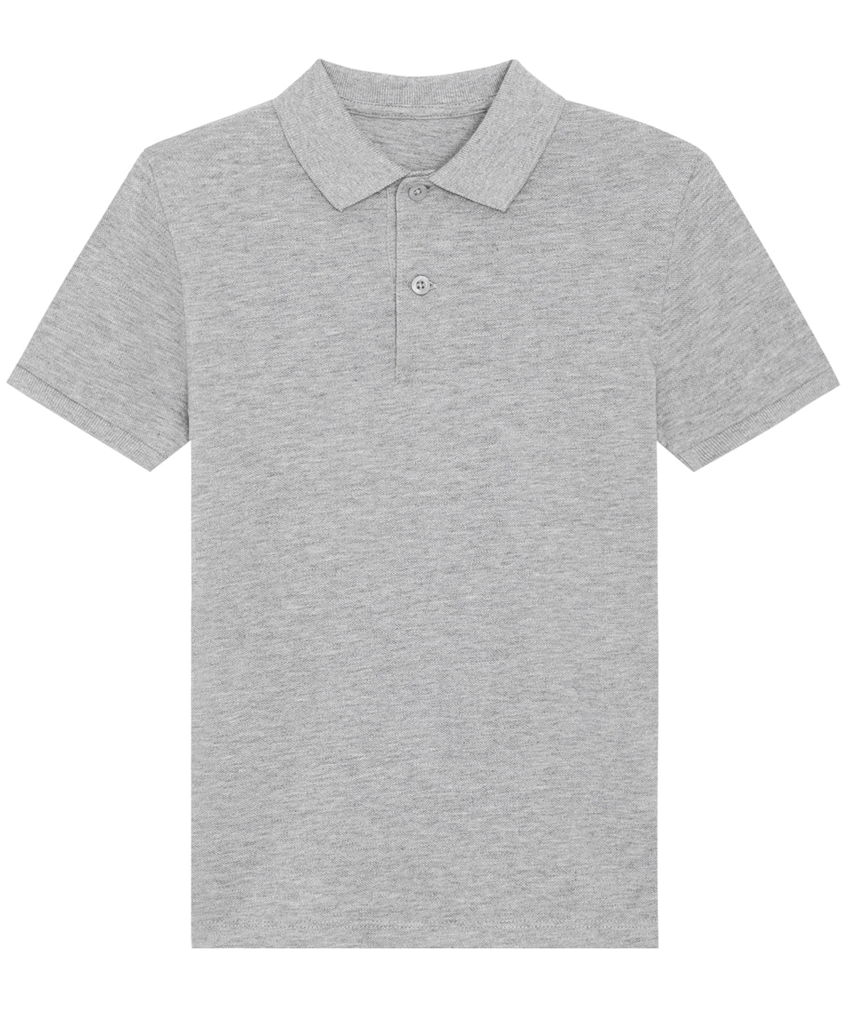 Pólóbolur Stanley/Stella SX117 – Heather Grey – 12/14 Years