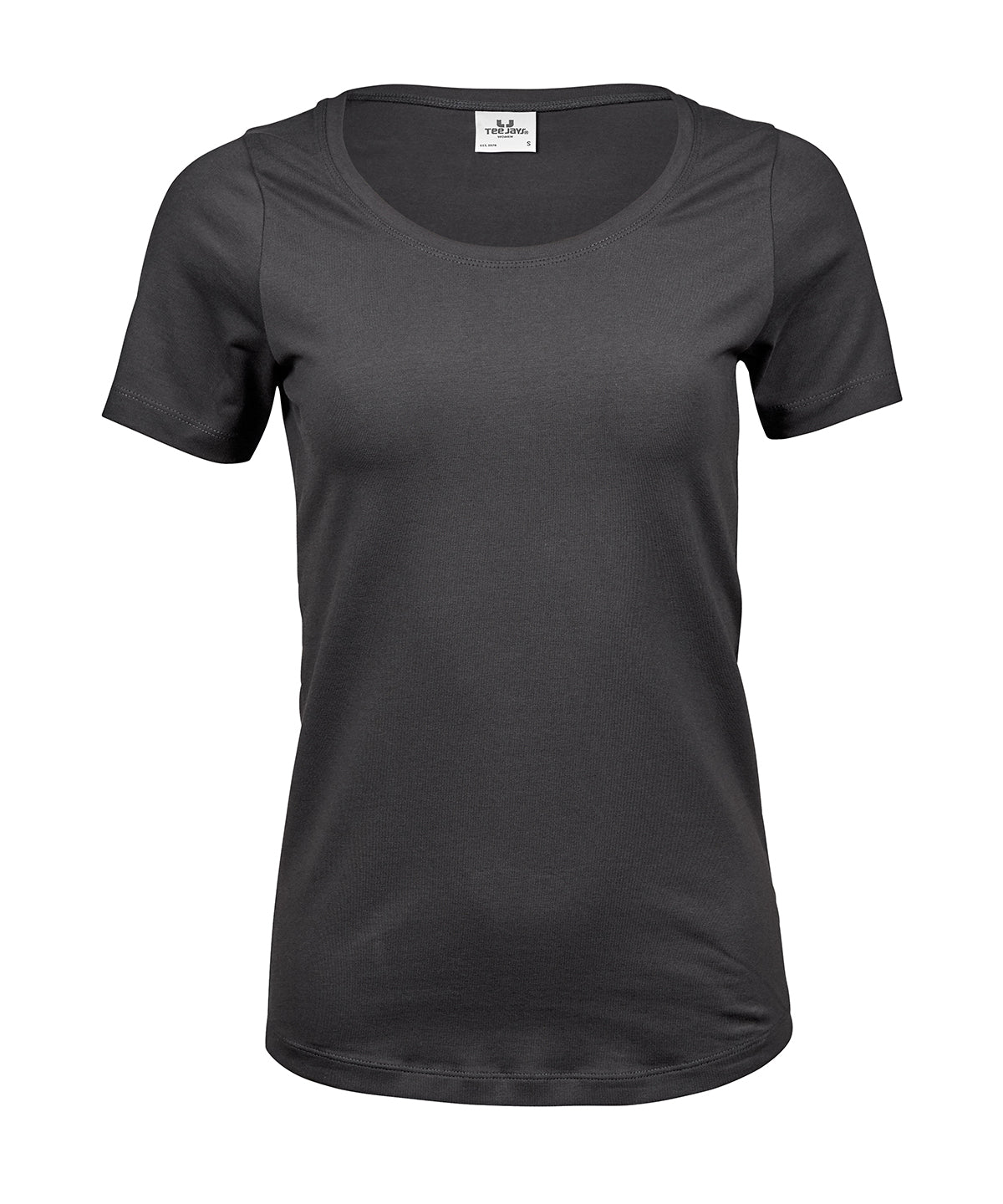 Stuttermabolur Tee Jays TJ024 – Dökkgrár – 3XL