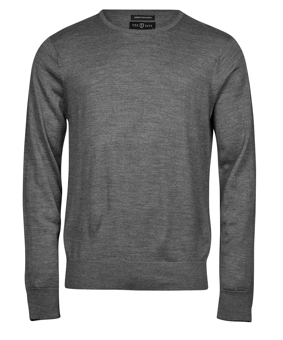 Prjónapeysa Tee Jays TJ061 – Grey Melange – 3XL