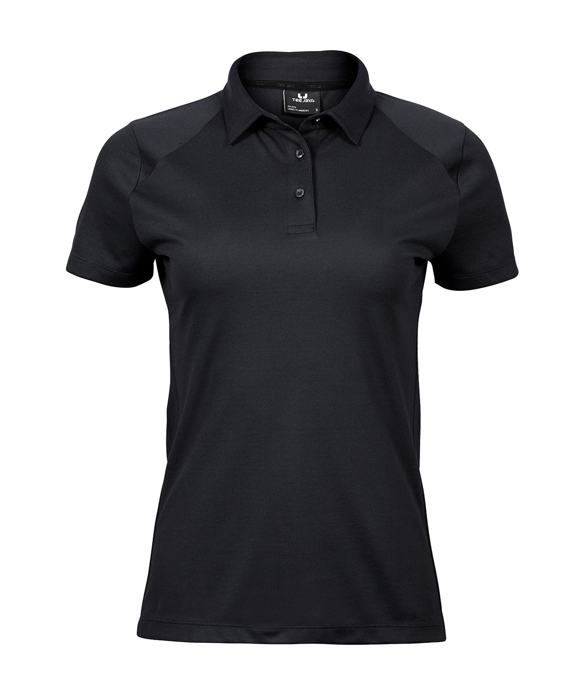 Pólóbolur Tee Jays TJ075 – Svartur – 3XL