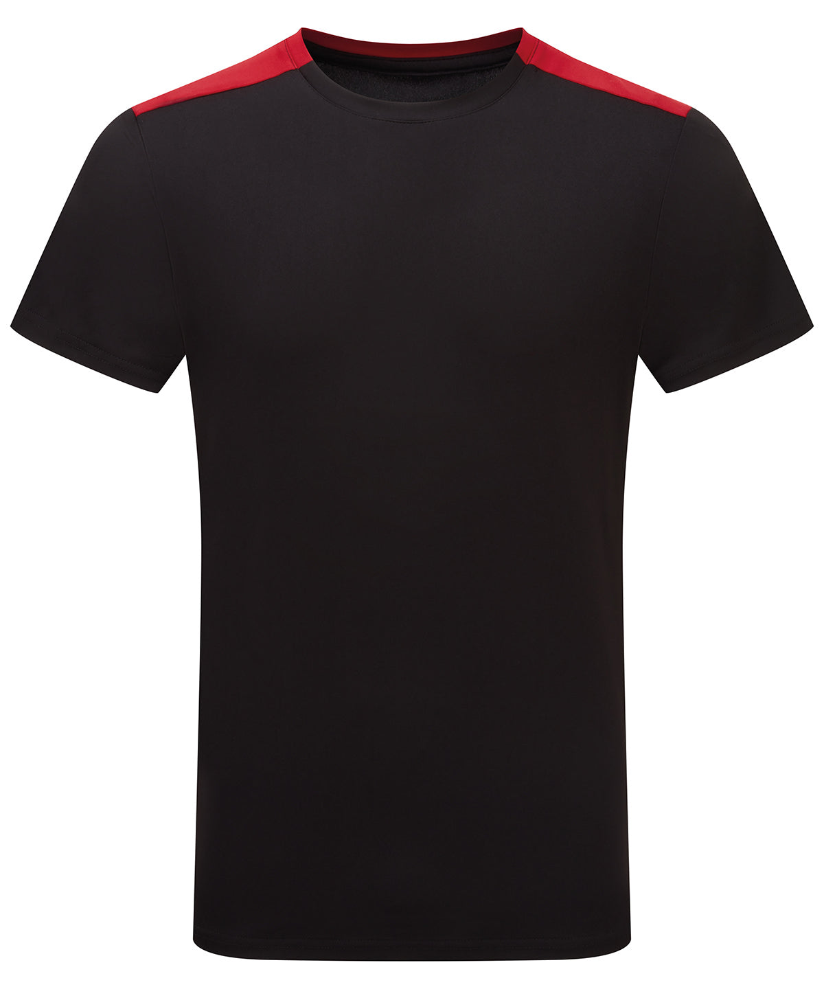Stuttermabolur TriDri TR009 – Black/Fire Red – 3XL