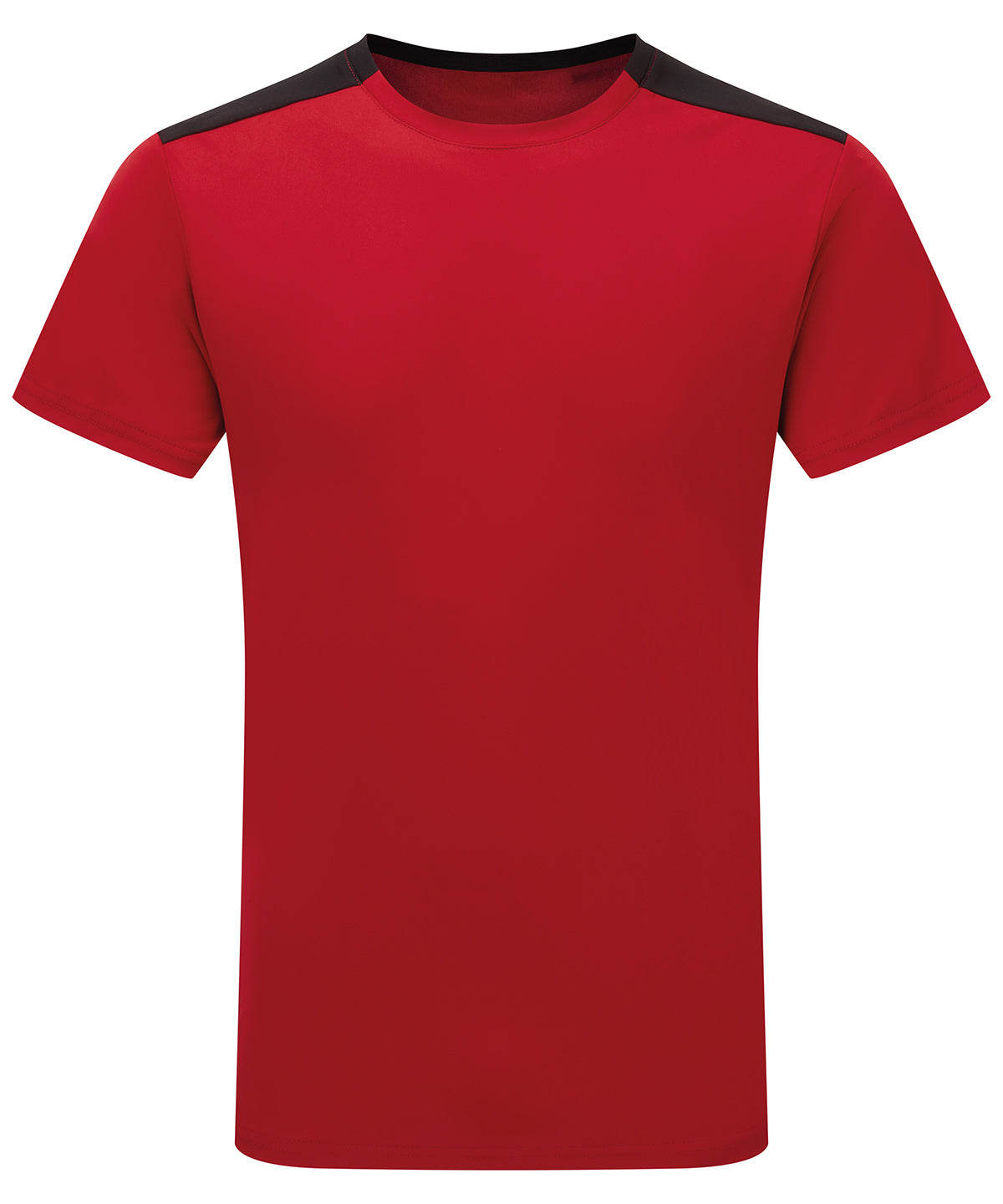 Stuttermabolur TriDri TR009 – Fire Red/Black – 3XL