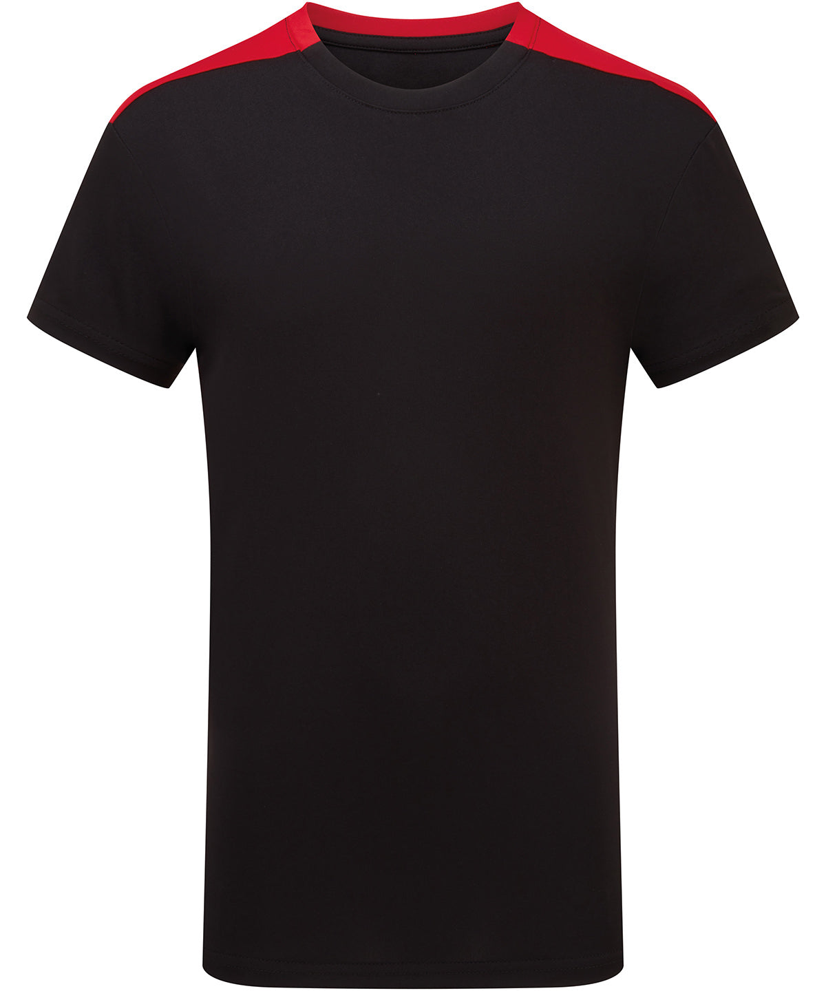 Stuttermabolur TriDri TR09B – Black/Fire Red – 12/13 Years