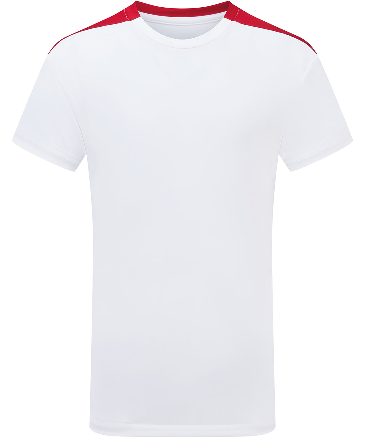 Stuttermabolur TriDri TR09B – White/Fire Red – 12/13 Years