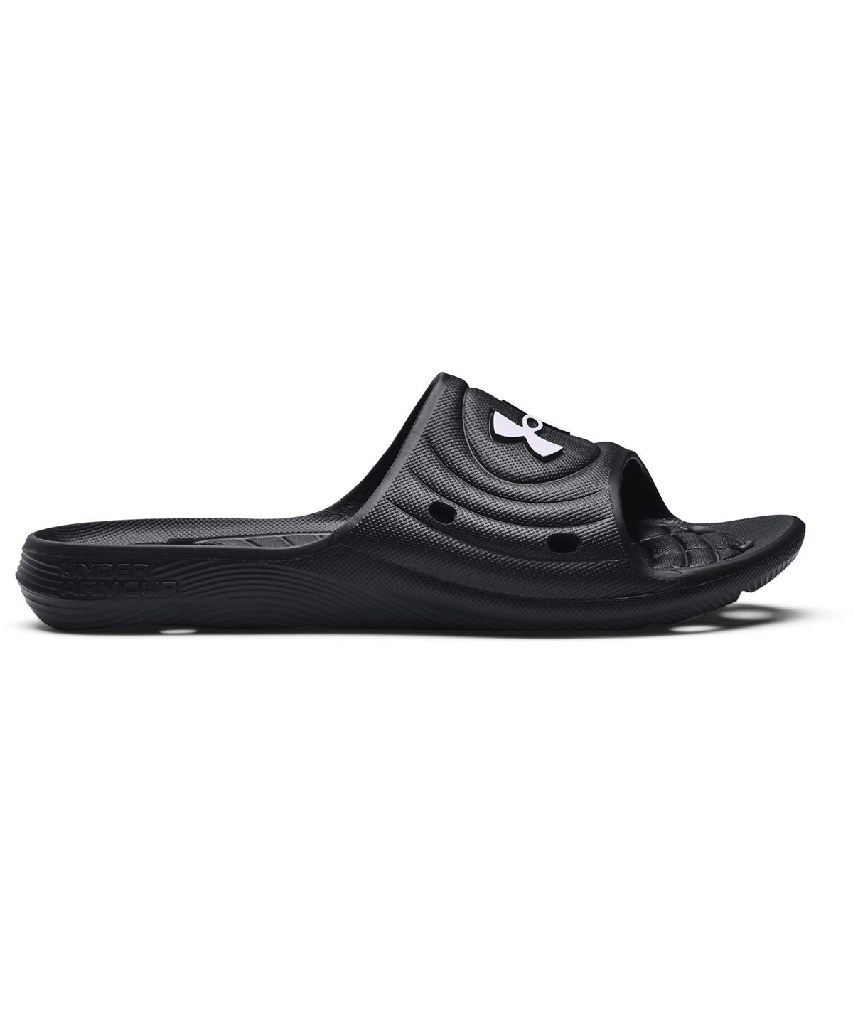 Inniskór Under Armour UA054 – Black/Black/White – UK 8