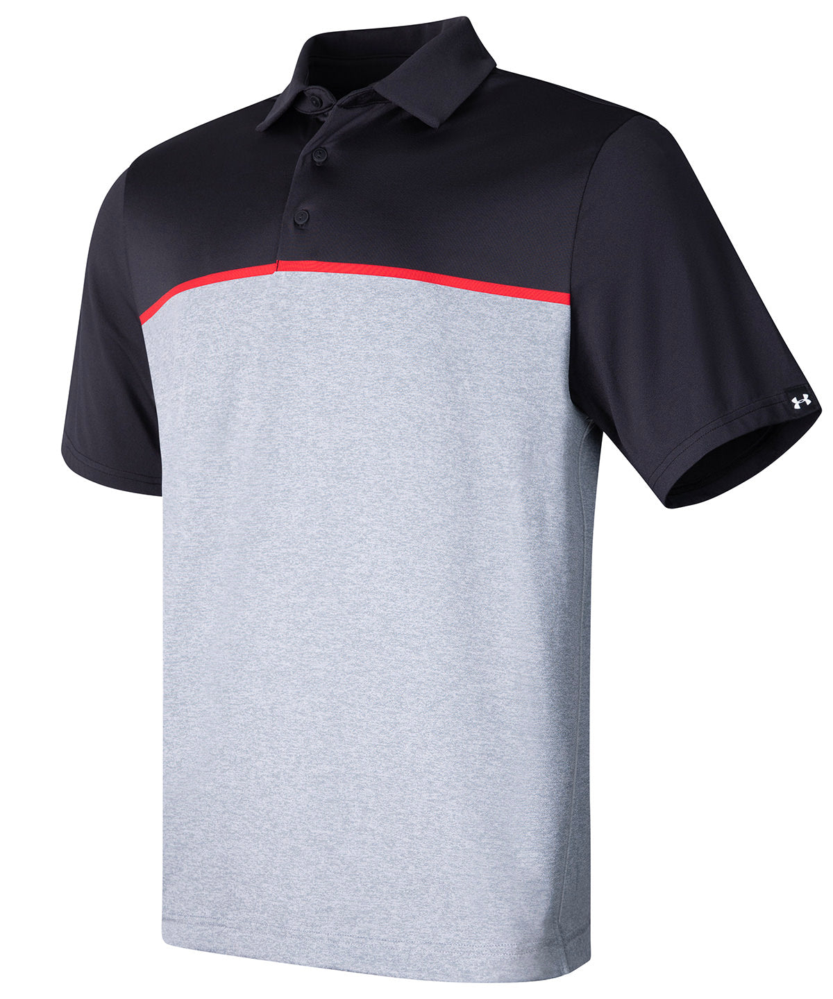 Pólóbolur Under Armour Golf UG003 – Black/Red/Black – 3XL
