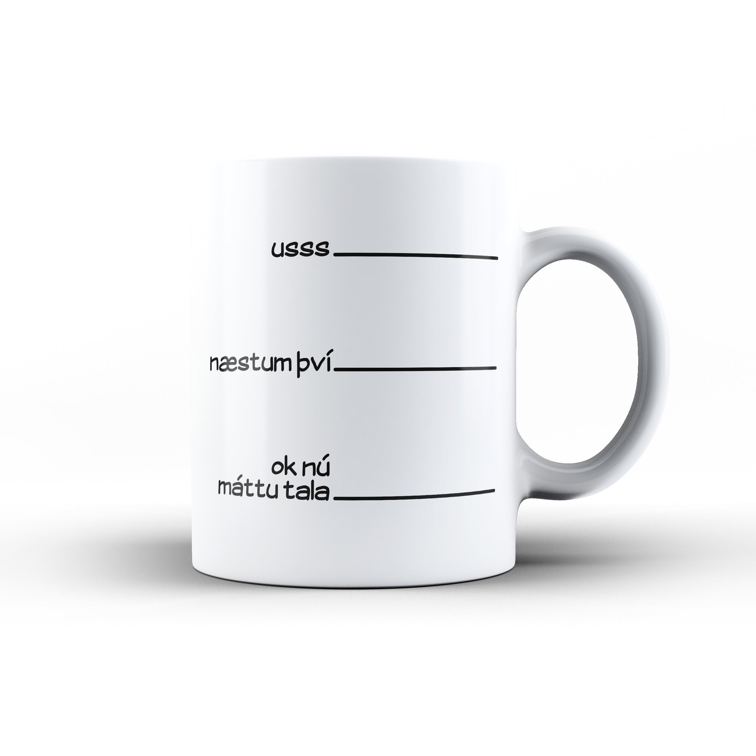 Usss, næstum því - Bolli