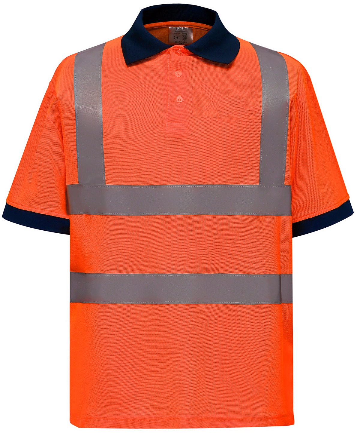Pólóbolur Yoko YK020 – Appelsínugulur – 5XL