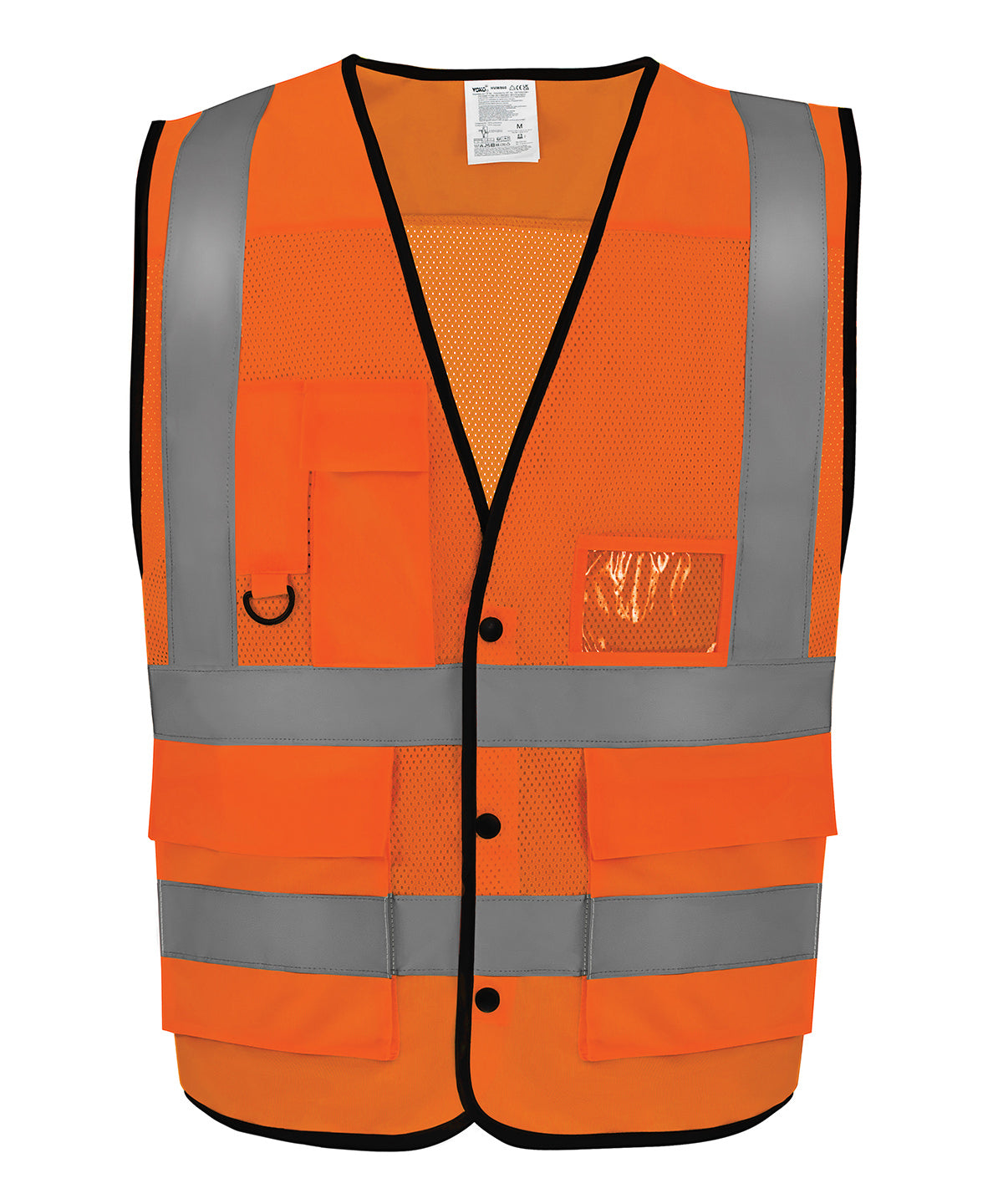 Öryggisvesti Yoko YK057 – Hi-vis Orange – 6XL