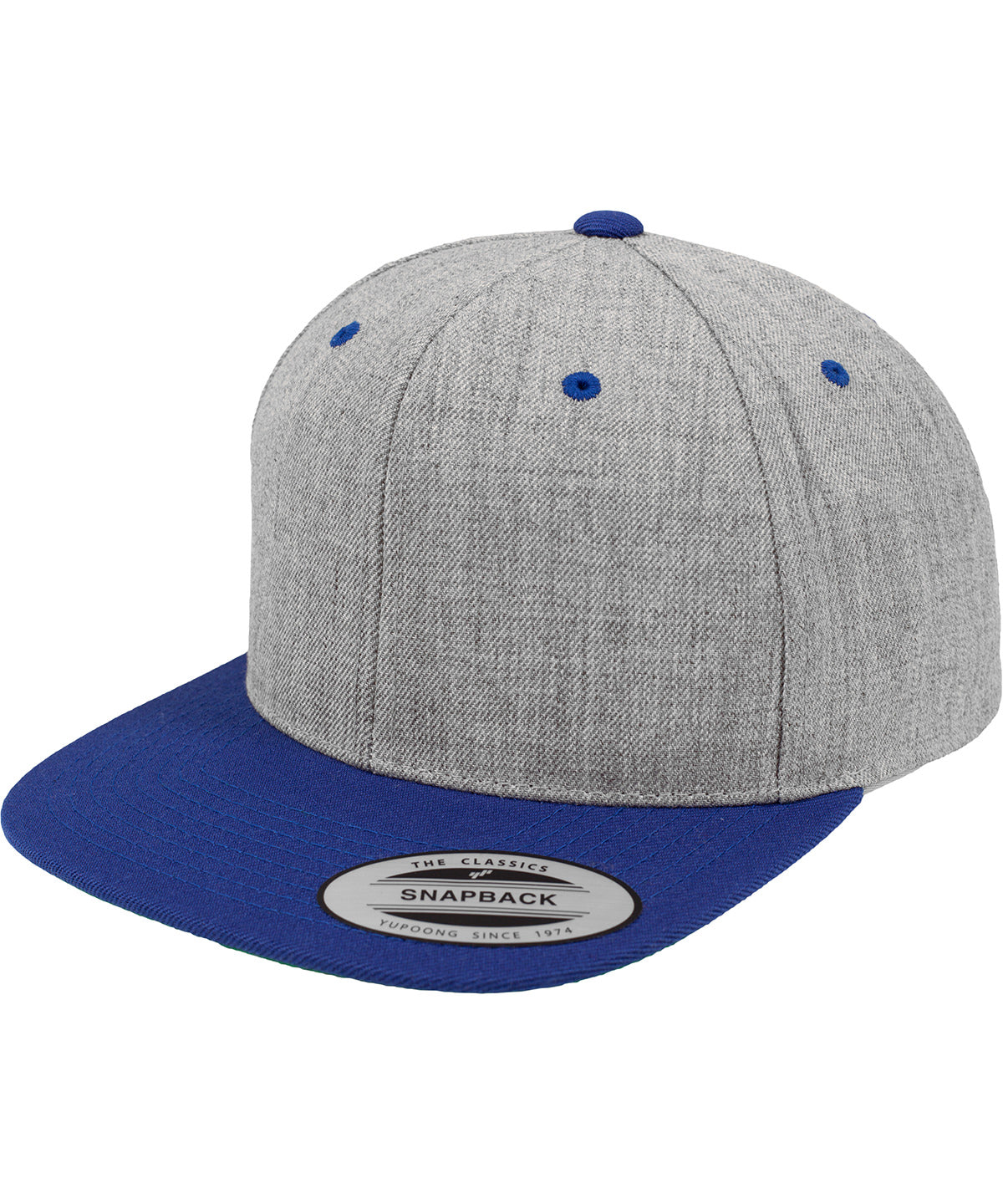 Derhúfa Flexfit by Yupoong YP002 – Heather/Royal – One size