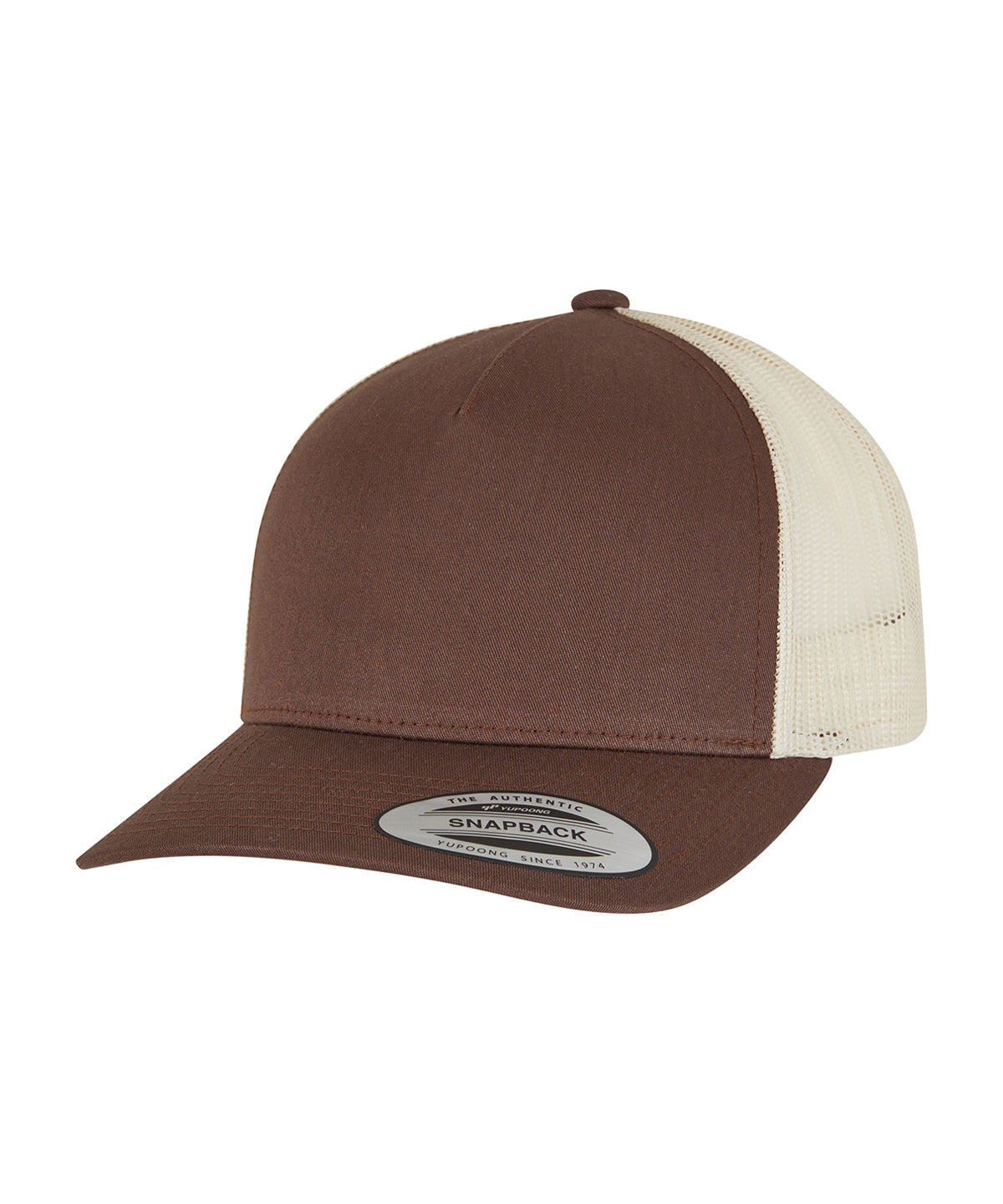 Derhúfa Flexfit by Yupoong YP125 – Mustang/Beige – One size