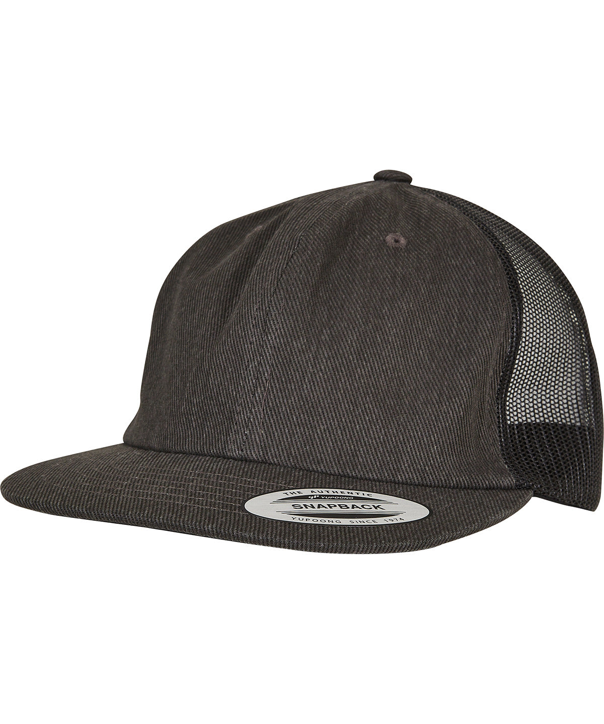 Derhúfa Flexfit by Yupoong YP209 – Black Raw – One size