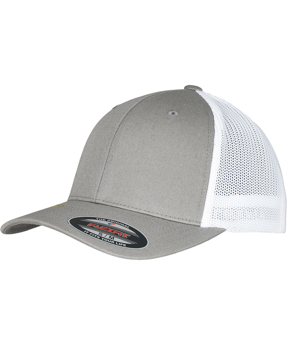 Derhúfa Flexfit by Yupoong YP231 – Grey/White – One size