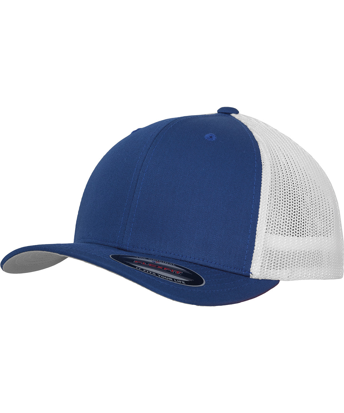 Derhúfa Flexfit by Yupoong YP232 – Royal/White – S/M