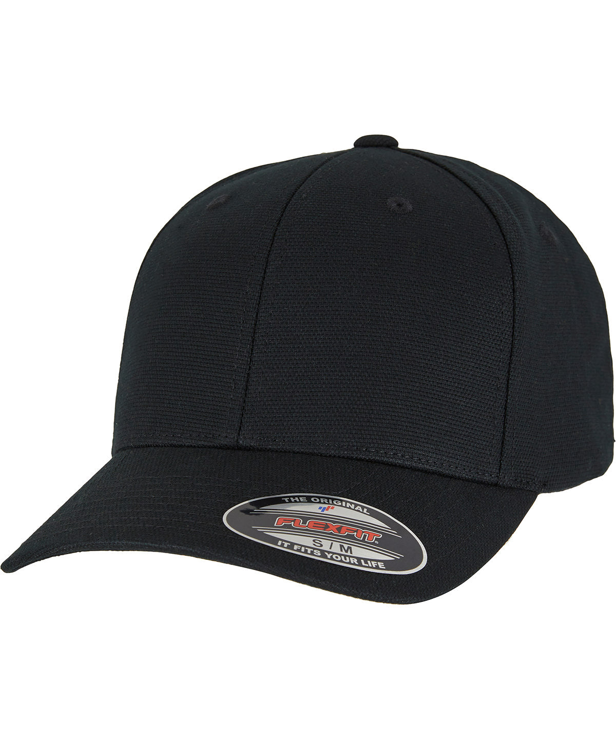Derhúfa Flexfit by Yupoong YP260 – Svartur – L/XL