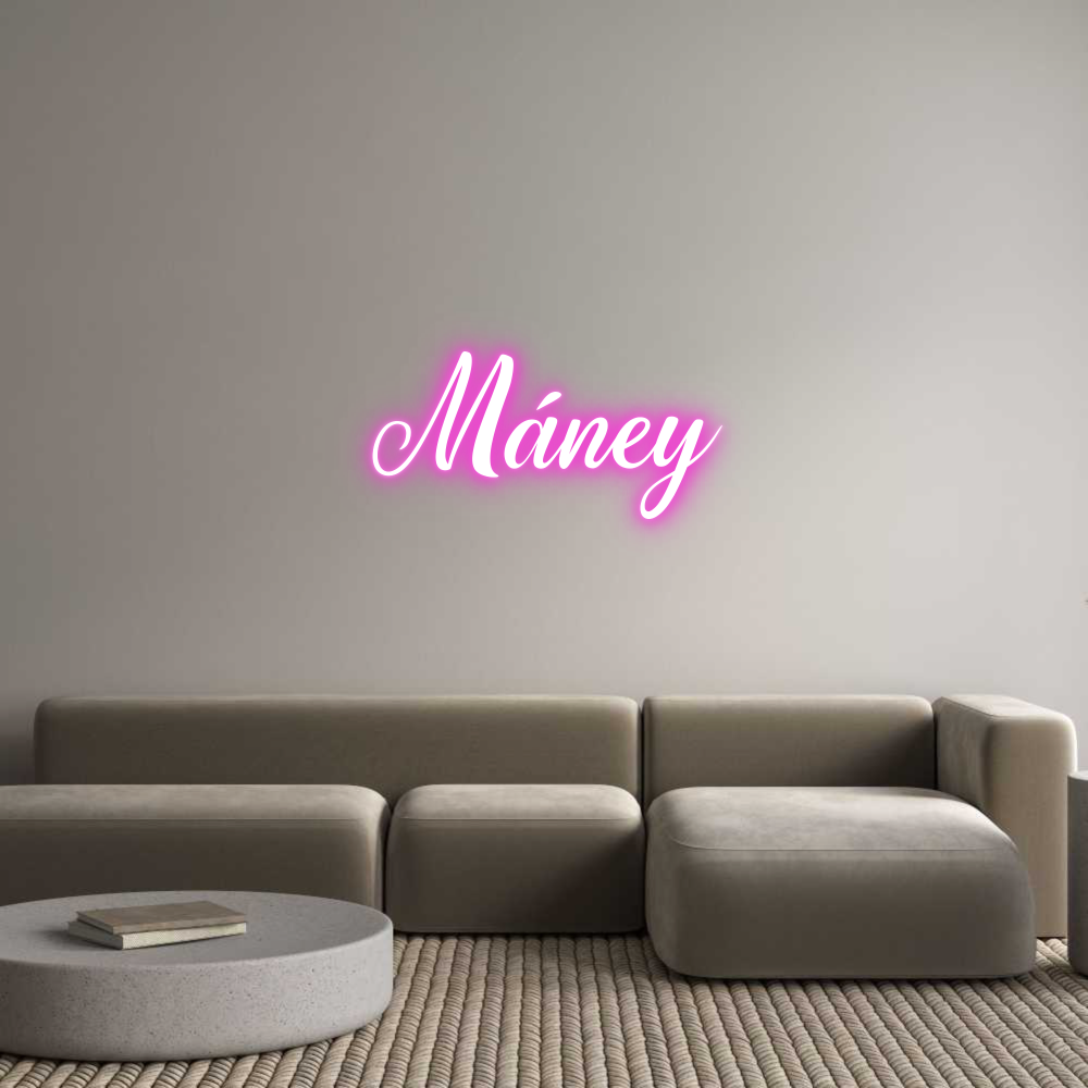 Custom Neon: Máney