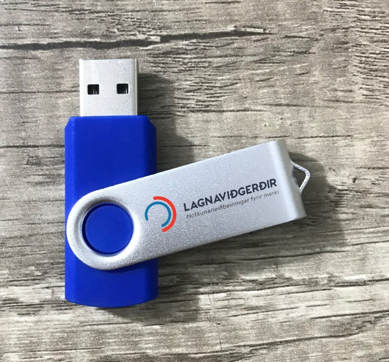 Sérmerktir minnislyklar / Merktir minnislyklar USB