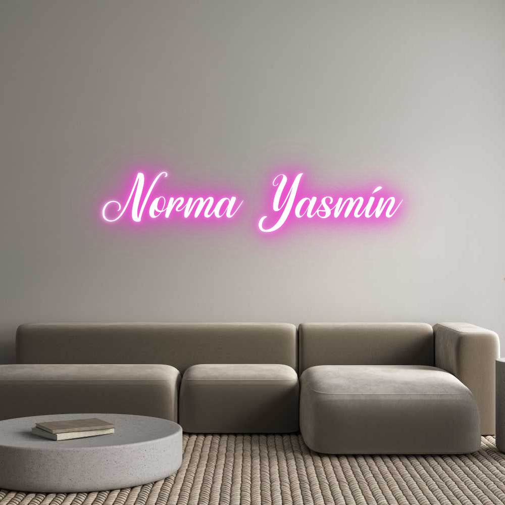 Custom Neon: Norma Yasmín