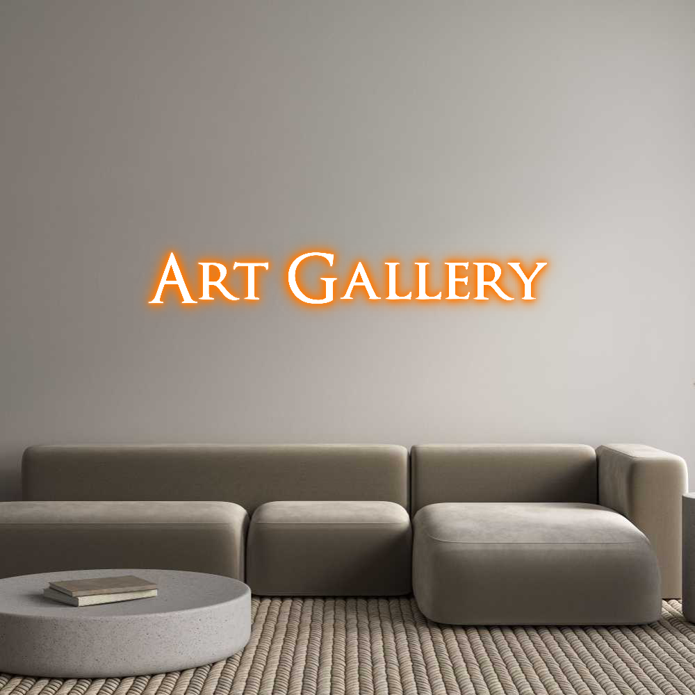 Custom Neon: Art Gallery