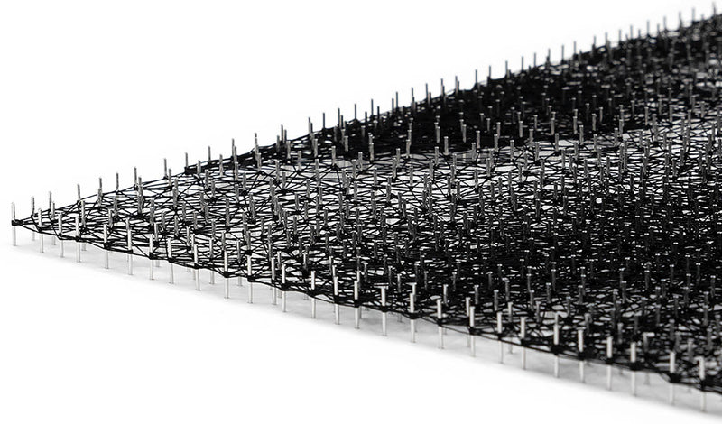 Strengjalist út frá ljósmynd - Hvaða mynd sem er endurgerð með þúsundum nagla og einum streng