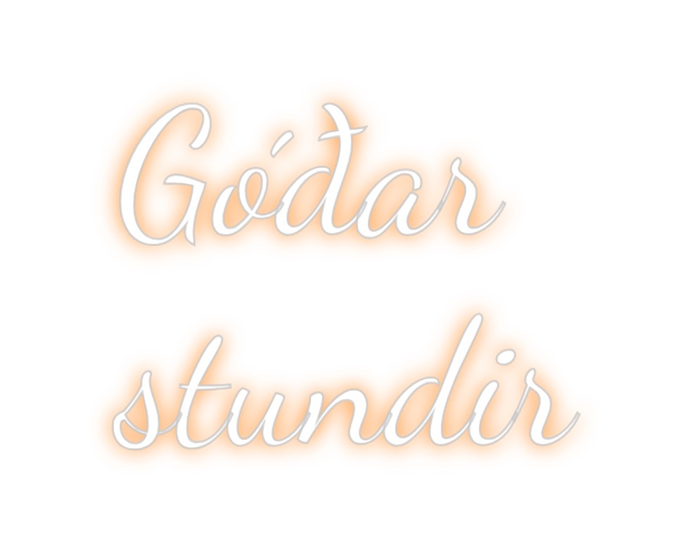 Custom Neon: Góðar
stundir