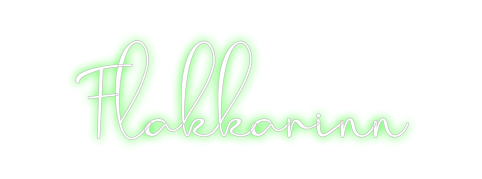 Custom Neon: Flakkarinn