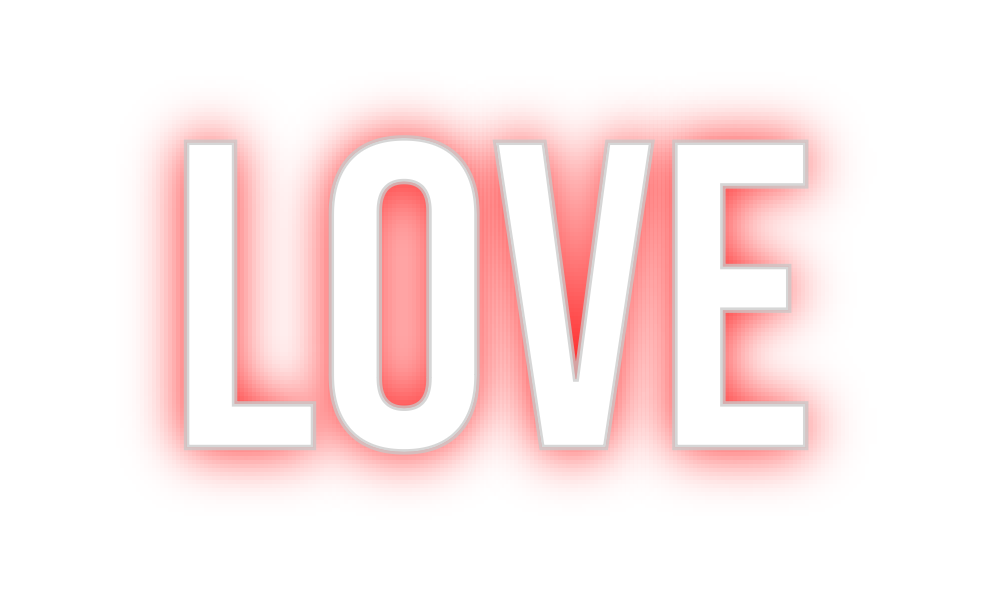 Custom Neon: Love