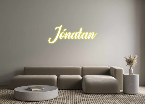Custom Neon: Jónatan