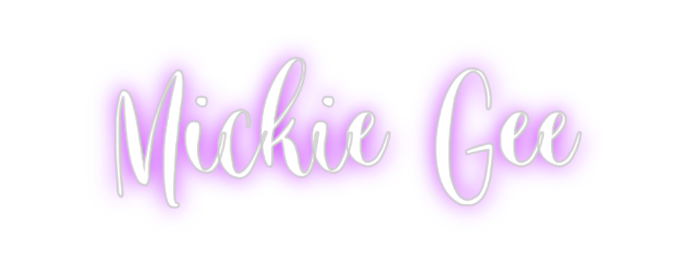 Custom Neon: Mickie Gee