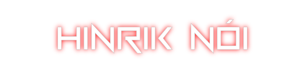 Custom Neon: Hinrik Nói