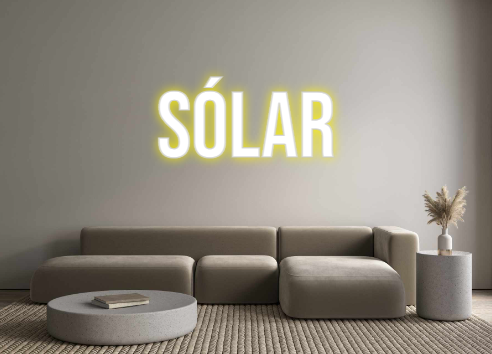 Custom Neon: SÓLAR