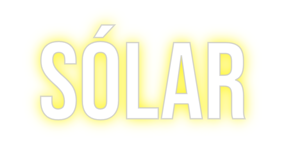 Custom Neon: SÓLAR